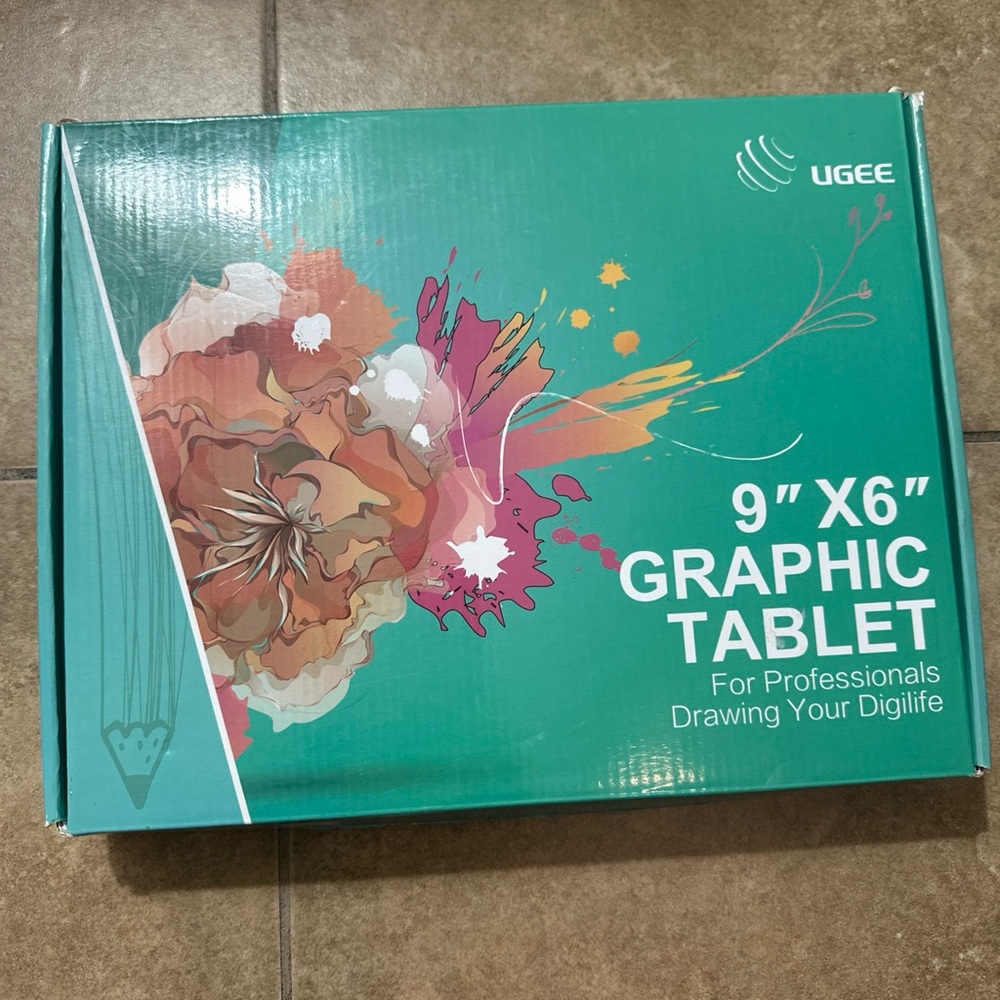 Rainbow Electronic Graphic Tablet 9" x 6" - For Professional Drawings